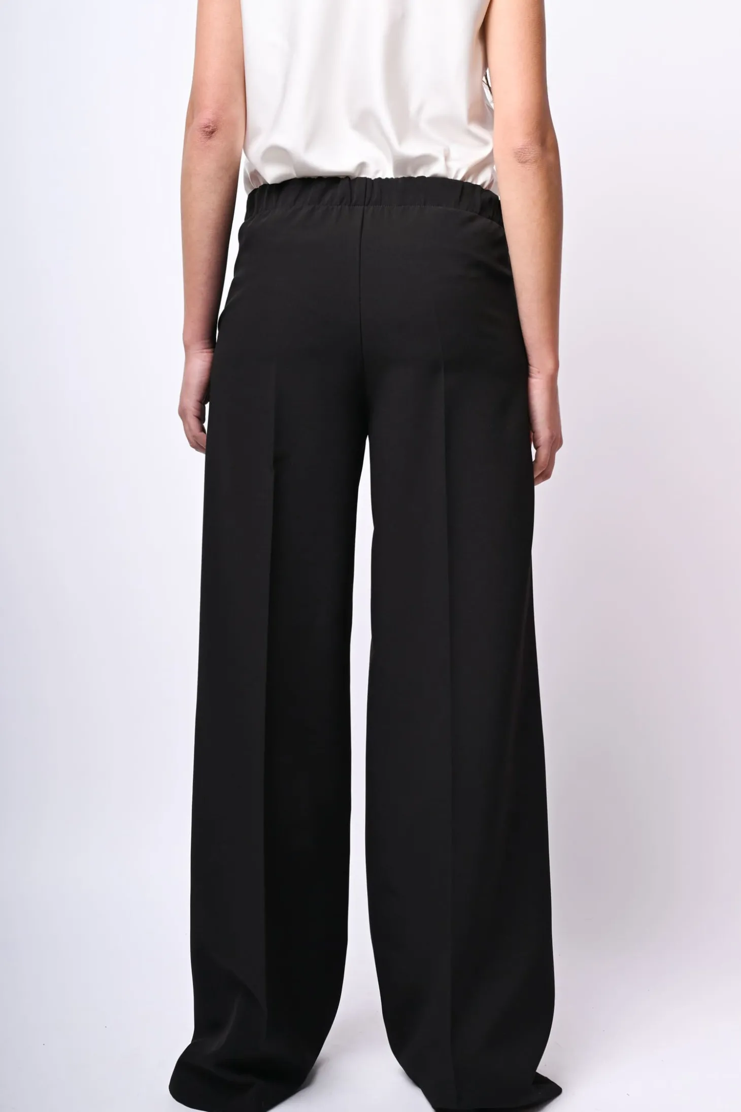 Pantaloni a ponte con bottoni gioiello