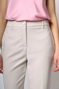 Pantaloni a sigaretta con piega stirata