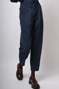 Pantaloni baggy misto viscosa