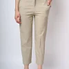 Pantaloni basic tasca filetto