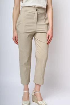 Pantaloni basic tasca filetto