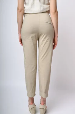 Pantaloni basic tasca filetto