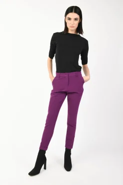 Pantaloni con risvolto