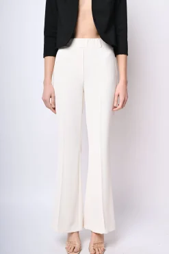 Pantaloni in cady a zampa
