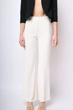 Pantaloni in cady a zampa