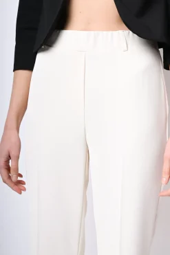 Pantaloni in cady a zampa