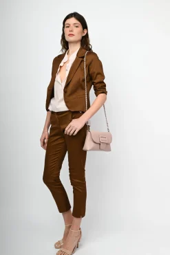 Pantaloni in raso di cotone