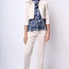 Pantaloni linguetta raso