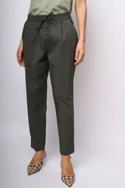 Pantaloni misto viscosa con coulisse
