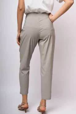 Pantaloni misto viscosa con coulisse