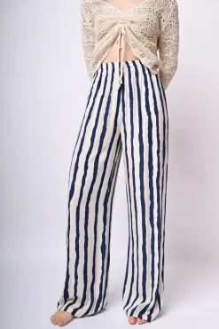 Pantaloni palazzo a righe