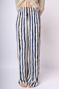 Pantaloni palazzo a righe