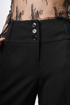 Pantaloni palazzo con bottoni