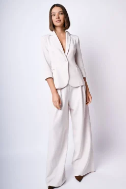 Pantaloni palazzo con pieghe