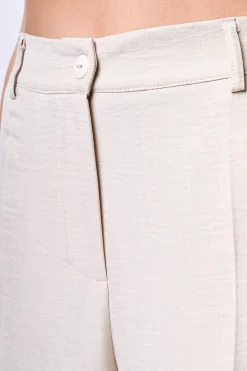 Pantaloni palazzo con piega stirata