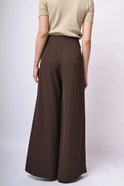 Pantaloni palazzo con pieghe