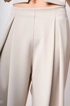 Pantaloni palazzo con pieghe