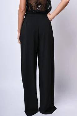 Pantaloni palazzo con pieghe