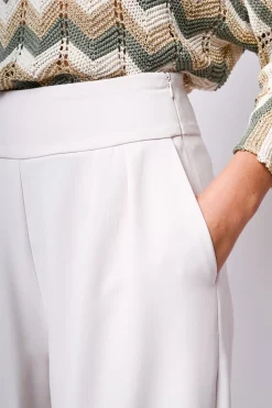 Pantaloni palazzo con pieghe