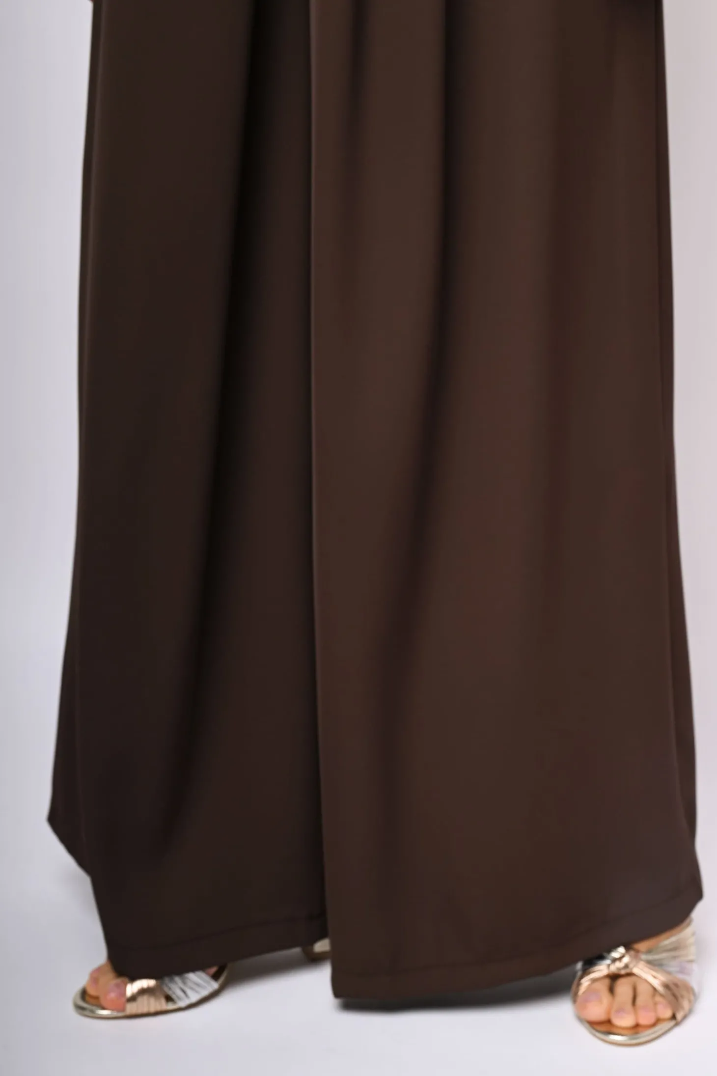 Pantaloni palazzo con pieghe