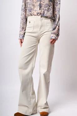 Pantaloni palazzo in cotone