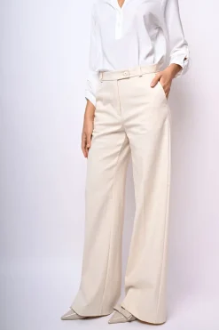 Pantaloni palazzo misto cotone