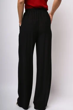 Pantaloni palazzo misto viscosa
