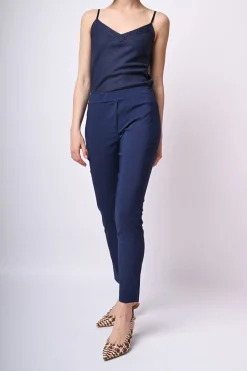 Pantaloni skinny misto viscosa