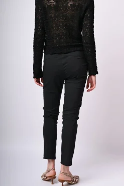 Pantaloni skinny misto viscosa