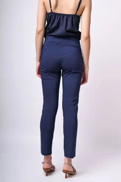 Pantaloni skinny misto viscosa