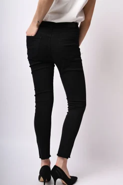 Pantaloni slim-fit con bottoni