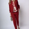 Pantaloni slim-fit misto viscosa