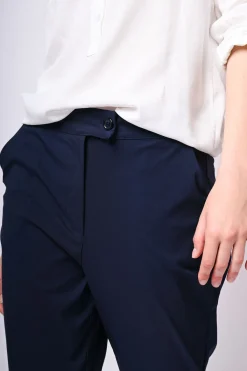 Pantaloni slim-fit misto viscosa