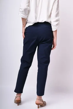 Pantaloni slim-fit misto viscosa