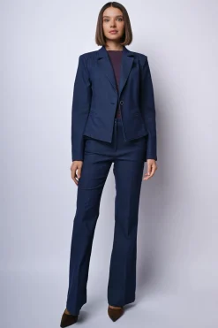 Pantaloni svasati misto viscosa