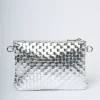 Pochette con motivo intrecciato