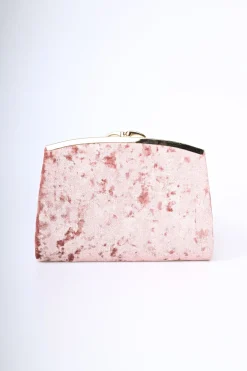 Pochette in velluto intrecciato