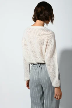 Pull crop misto mohair