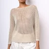 Pull in lurex crochet