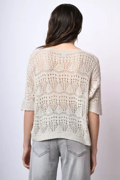 Pull in maglia crochet