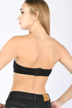 Reggiseno a fascia in microfibra