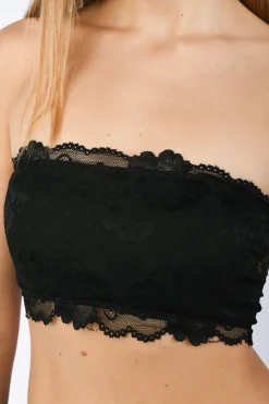 Reggiseno a fascia in pizzo