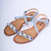 Sandali flat con perline decorative