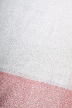 Sciarpa a maxi quadri in lurex