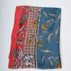 Sciarpa a stampa patchwork floreale