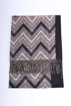 Sciarpa con motivo chevron