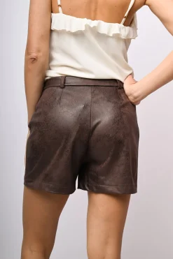 Shorts in similpelle