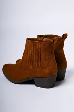 Stivaletti texani in faux suede