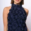 Top con rose 3D