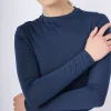 Top crop a maniche lunghe